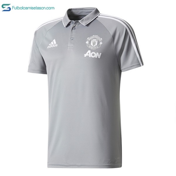 Polo Manchester United 2017/18 Gris